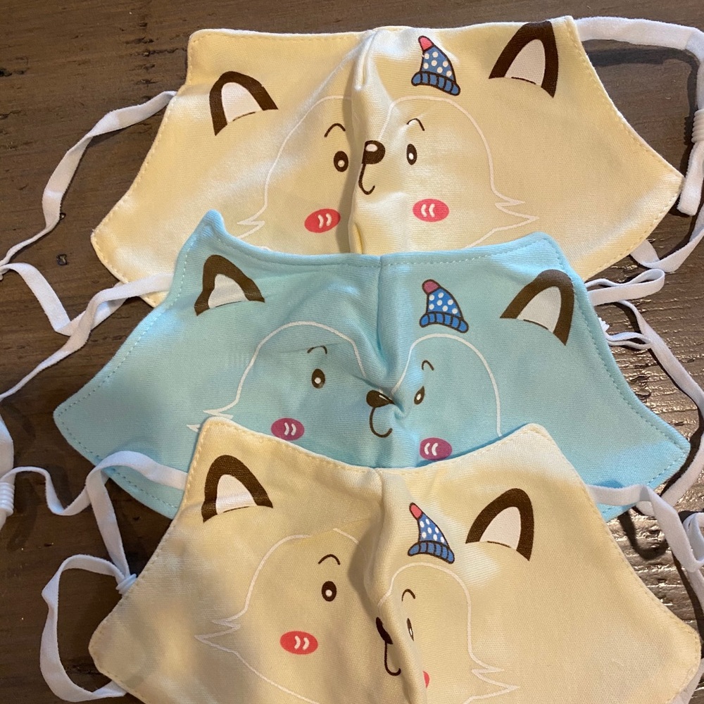Kids face mask with filters